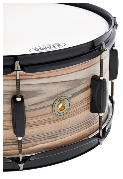 TAMA WP1465BK NZW WOODWORKS CAJA BATERIA 14X6.5 NATURAL ZEBRAWOOD WRAP - Image 4