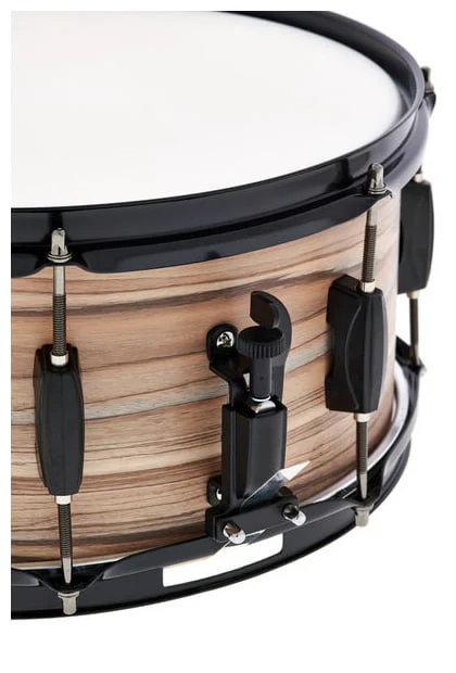 TAMA WP1465BK NZW WOODWORKS CAJA BATERIA 14X6.5 NATURAL ZEBRAWOOD WRAP - Image 5