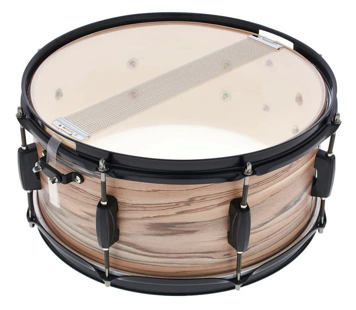 TAMA WP1465BK NZW WOODWORKS CAJA BATERIA 14X6.5 NATURAL ZEBRAWOOD WRAP - Image 6