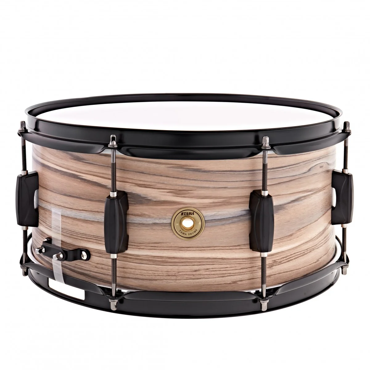 TAMA WP1465BK NZW WOODWORKS CAJA BATERIA 14X6.5 NATURAL ZEBRAWOOD WRAP - Image 9