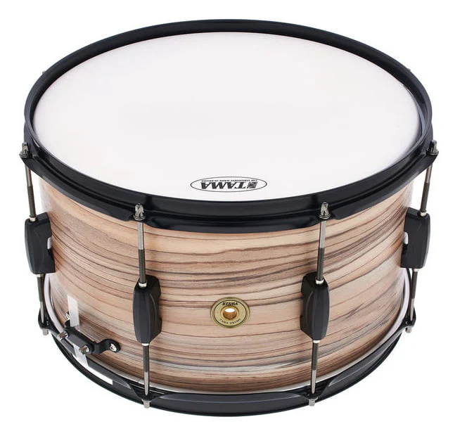 TAMA WP148BK NZW WOODWORKS CAJA BATERIA 14X8 NATURAL ZEBRAWOOD WRAP