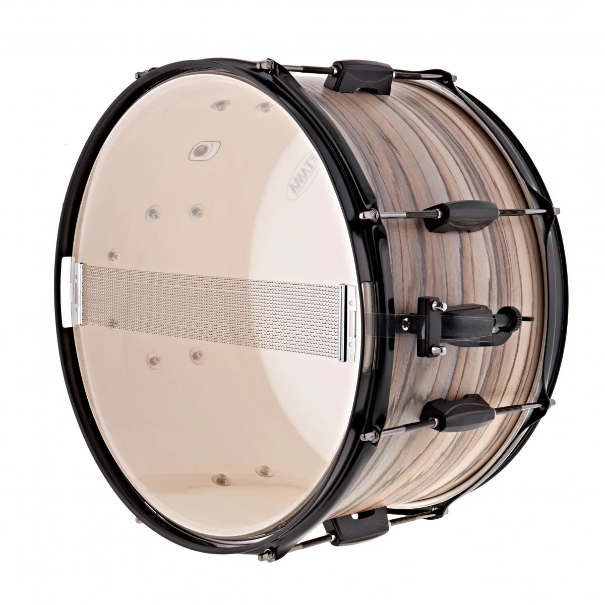 TAMA WP148BK NZW WOODWORKS CAJA BATERIA 14X8 NATURAL ZEBRAWOOD WRAP - Image 13