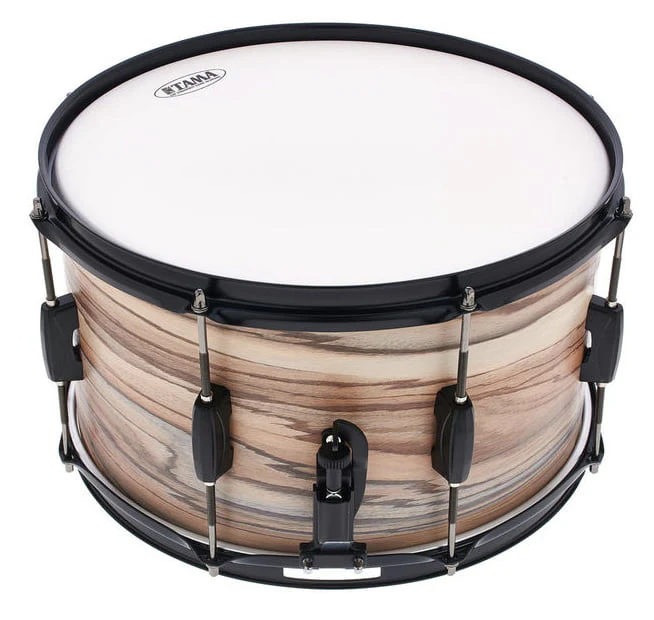 TAMA WP148BK NZW WOODWORKS CAJA BATERIA 14X8 NATURAL ZEBRAWOOD WRAP - Image 2