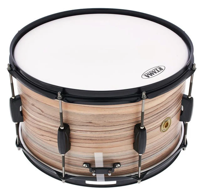 TAMA WP148BK NZW WOODWORKS CAJA BATERIA 14X8 NATURAL ZEBRAWOOD WRAP - Image 3