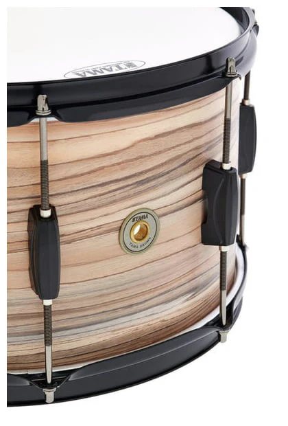 TAMA WP148BK NZW WOODWORKS CAJA BATERIA 14X8 NATURAL ZEBRAWOOD WRAP - Image 4