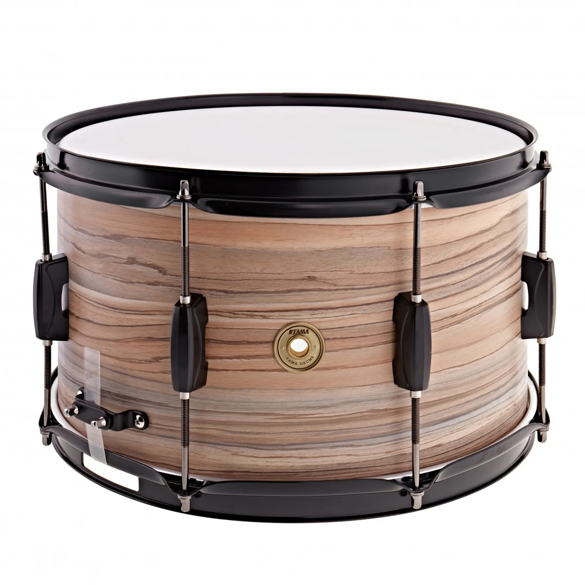 TAMA WP148BK NZW WOODWORKS CAJA BATERIA 14X8 NATURAL ZEBRAWOOD WRAP - Image 9