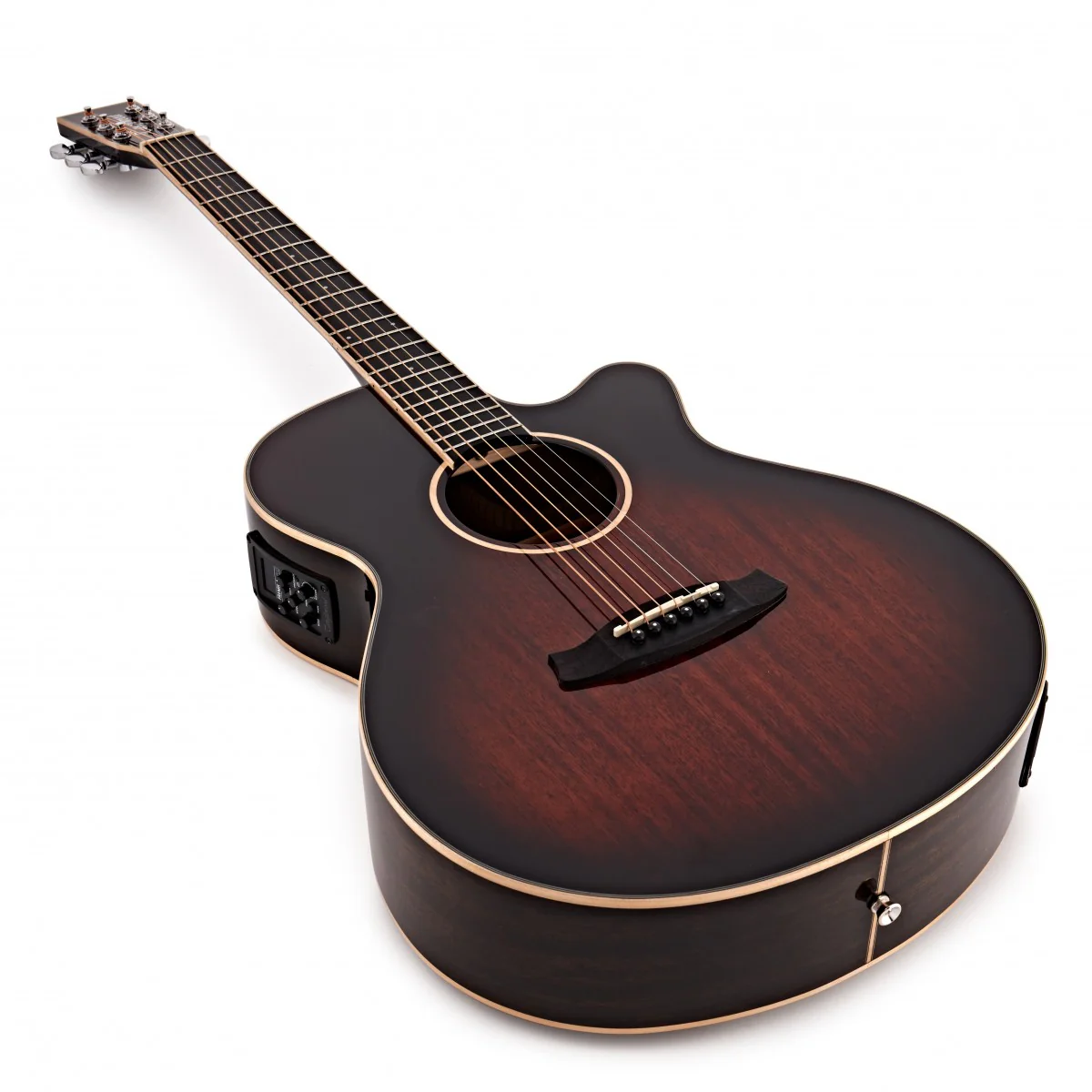 TANGLEWOOD TW4E AVB GUITARRA ELECTROACUSTICA SUPER FOLK ANTIQUE VINTAGE BURST - Image 4