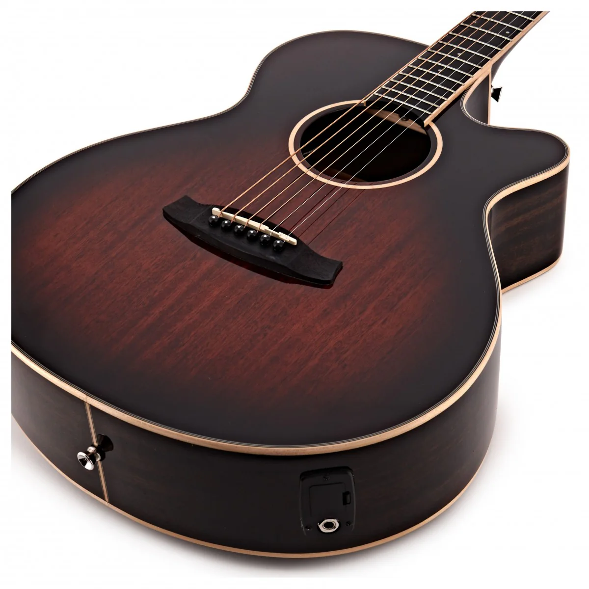 TANGLEWOOD TW4E AVB GUITARRA ELECTROACUSTICA SUPER FOLK ANTIQUE VINTAGE BURST - Image 5