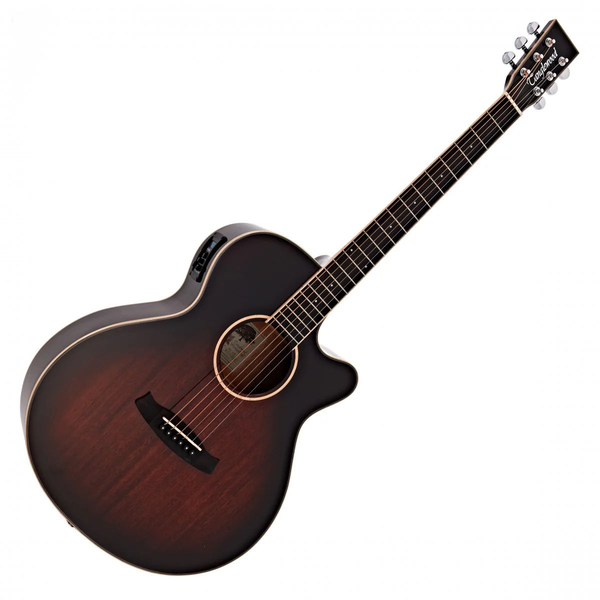 TANGLEWOOD TW4E AVB GUITARRA ELECTROACUSTICA SUPER FOLK ANTIQUE VINTAGE BURST - Image 9