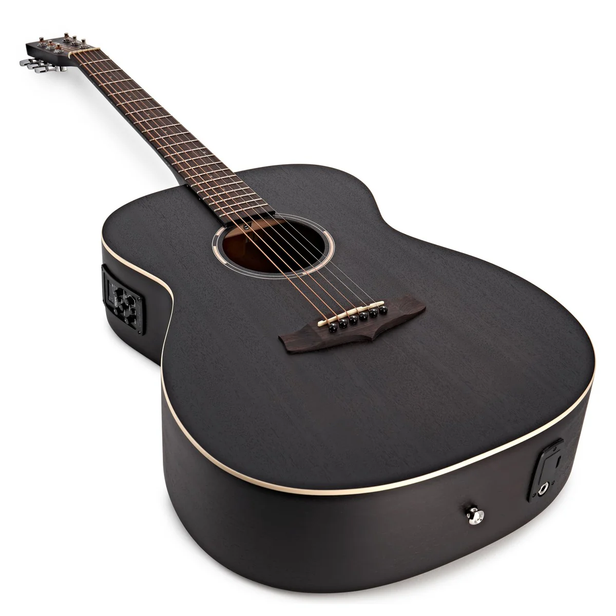 TANGLEWOOD TWBBOE BLACKBIRD GUITARRA ELECTROACUSTICA ORQUESTA SMOKESTACK BLACK SATIN - Image 4