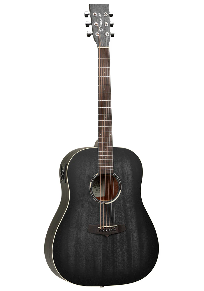 TANGLEWOOD TWBBSDE BLACKBIRD GUITARRA ELECTROACUSTICA DREADNOUGHT SMOKESTACK BLACK SATIN
