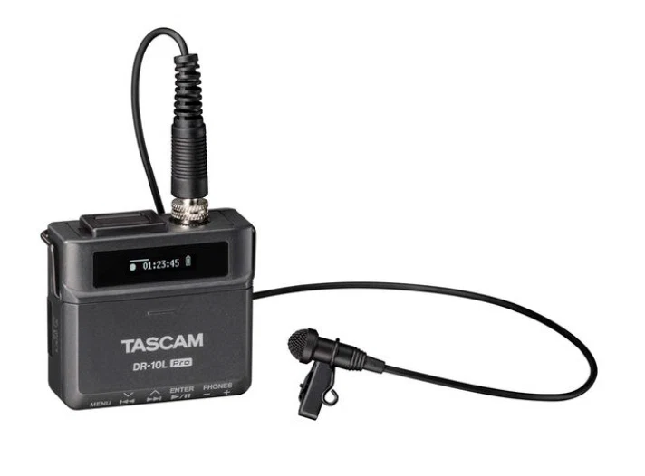 TASCAM DR-10L PRO GRABADOR PORTATIL CON MICROFONO DE SOLAPA