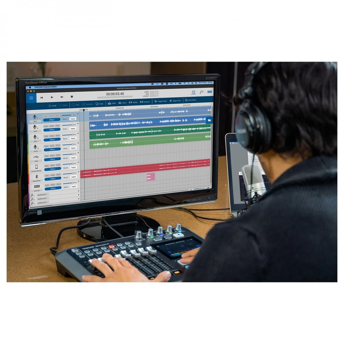 TASCAM MIXCAST 4 CONSOLA GRABACION PODCAST - Image 22