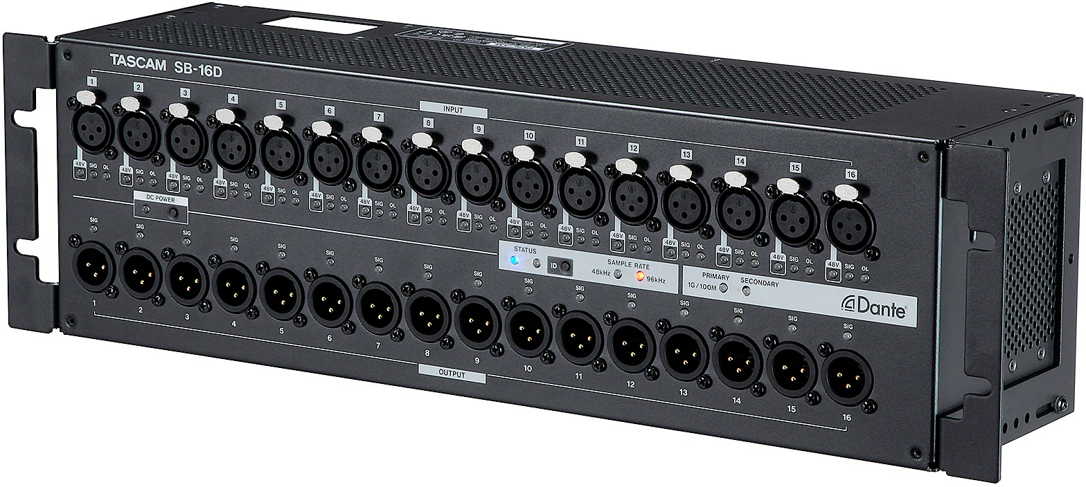 TASCAM SB16D CAJA DE ESCENARIO PARA DANTE - Image 3