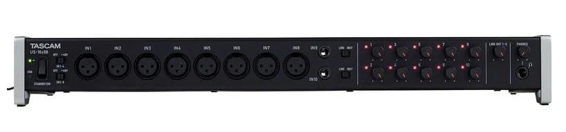 TASCAM US16X08 INTERFAZ DE AUDIO USB PREVIO MICROFONO