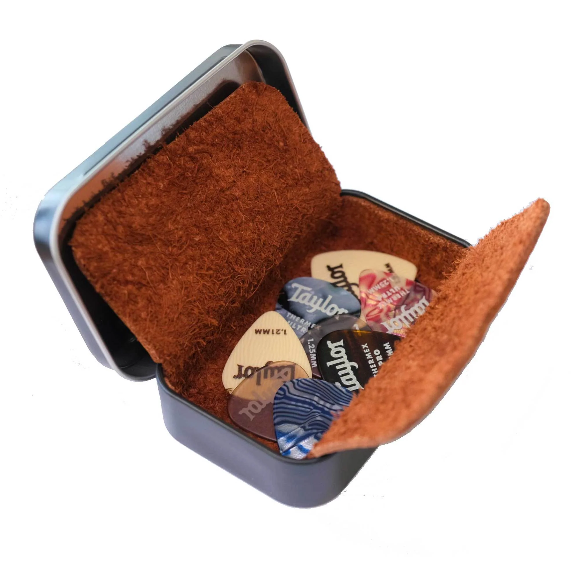 TAYLOR 2601 PICK TIN DARKTONE SERIES KOA COLLECTORS EDITION ESTUCHE NUEVE PUAS - Image 3