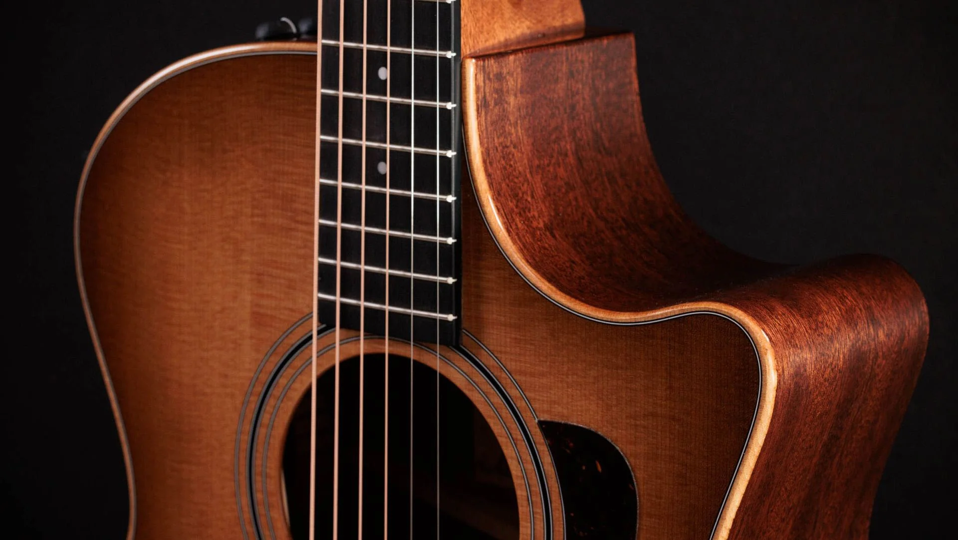 TAYLOR 314CE STUDIO SEB GUITARRA ELECTROACUSTICA GRAND AUDITORIUM SHADED EDGE BURST - Image 5