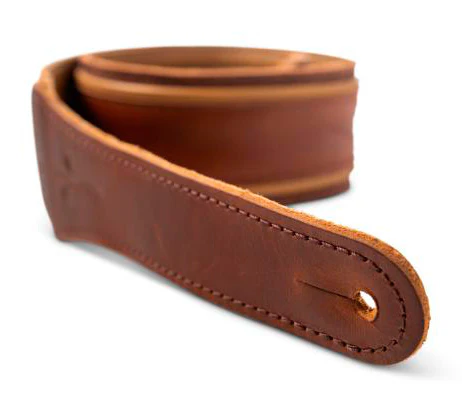 TAYLOR 4123-25 SPRING VINE LEATHER CORREA GUITARRA CUERO MEDIUM BROWN - Image 5