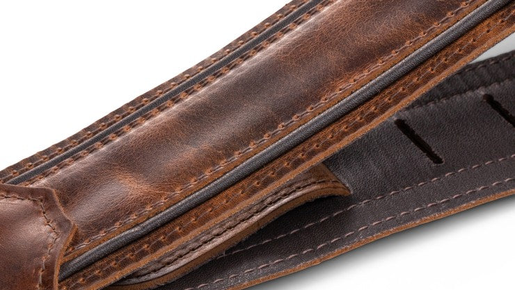 TAYLOR 4125-25 FOUNTAIN STRAP CORREA GUITARRA CUERO WEATHERED BROWN - Image 2
