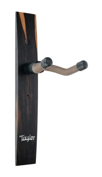 TAYLOR 70207 GUITAR HANGER EBONY SOPORTE PARED GUITARRA CON LOGO TAYLOR