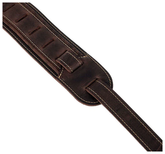 TAYLOR 8300-05D REF4115-30 ELEMENT DISTRESSED LEATHER CORREA GUITARRA DARK BROWN - Image 3