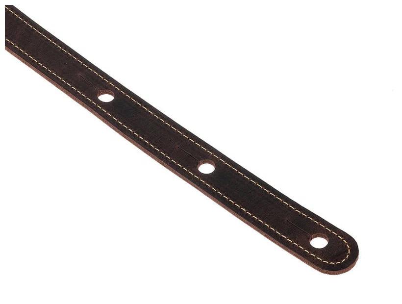 TAYLOR 8300-05D REF4115-30 ELEMENT DISTRESSED LEATHER CORREA GUITARRA DARK BROWN - Image 4