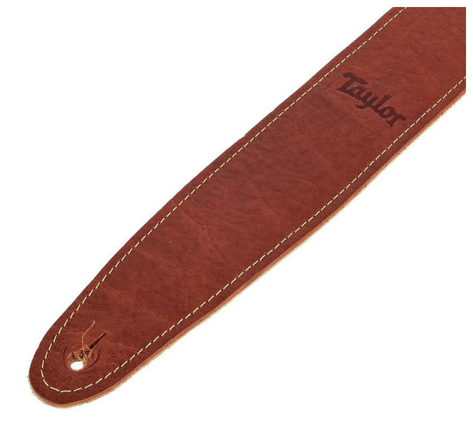TAYLOR TL250-03 REF4100-25 LEATHER SUEDE BACK CORREA GUITARRA MEDIUM BROWN - Image 3