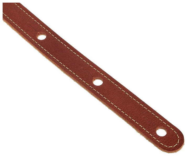TAYLOR TL250-03 REF4100-25 LEATHER SUEDE BACK CORREA GUITARRA MEDIUM BROWN - Image 4