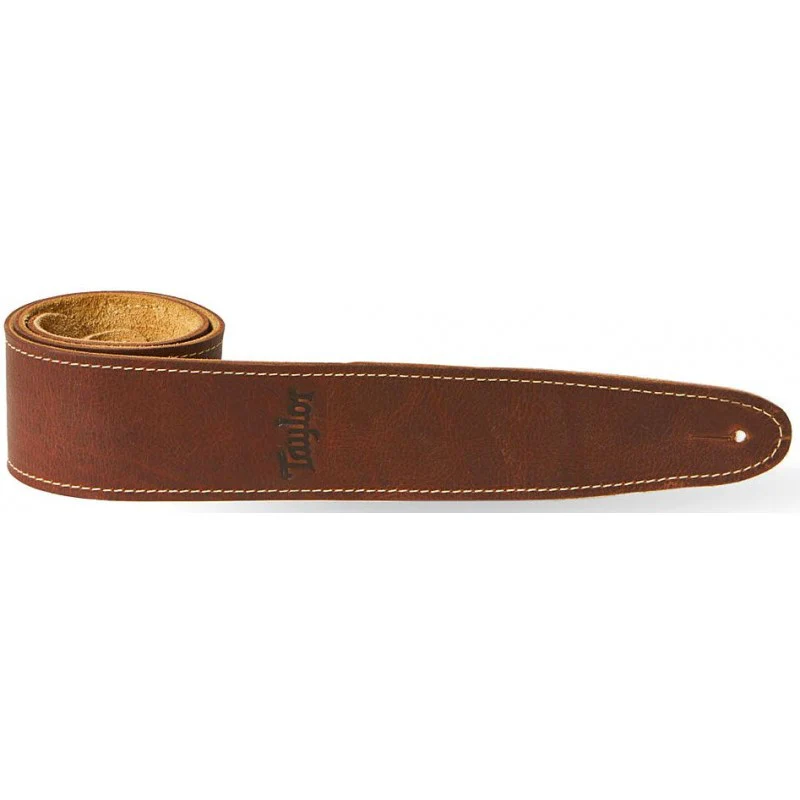 TAYLOR TL250-03 REF4100-25 LEATHER SUEDE BACK CORREA GUITARRA MEDIUM BROWN - Image 6