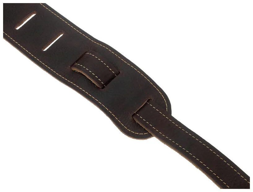TAYLOR TL250-05 REF4101-25 LEATHER SUEDE BACK CORREA GUITARRA CHOCOLATE BROWN - Image 3