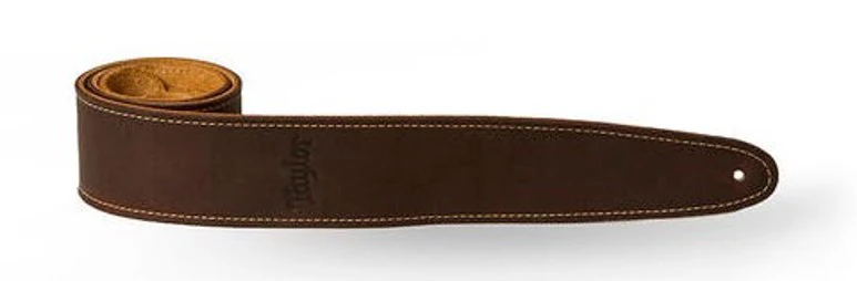 TAYLOR TL250-05 REF4101-25 LEATHER SUEDE BACK CORREA GUITARRA CHOCOLATE BROWN - Image 6