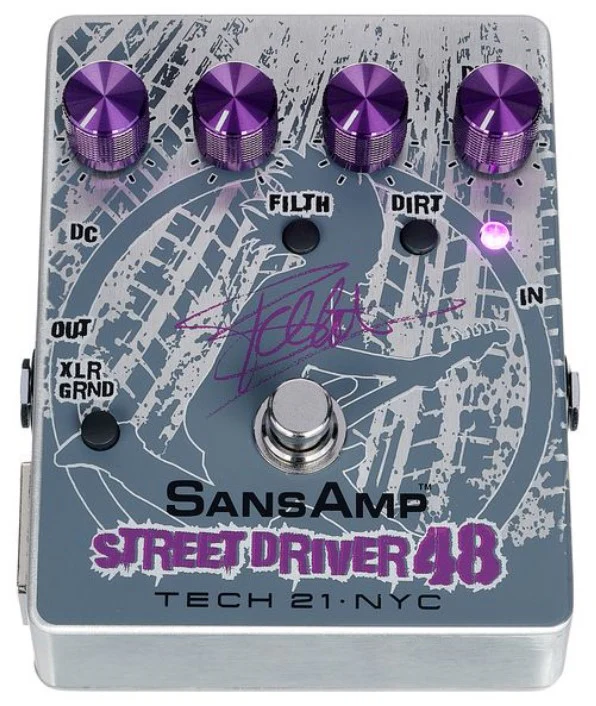 TECH 21 FB48 SANSAMP STREET DRIVER SIGNATURE FRANK BELLO PEDAL PREAMPLIFICADOR BAJO - Image 3
