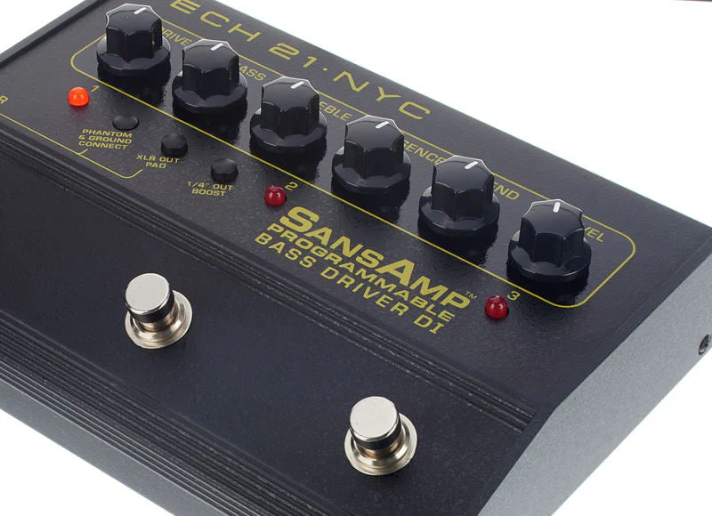 TECH 21 SANSAMP BASS DRIVER DI PROGRAMMABLE PEDAL PREAMPLIFICADOR PARA BAJO - Image 10