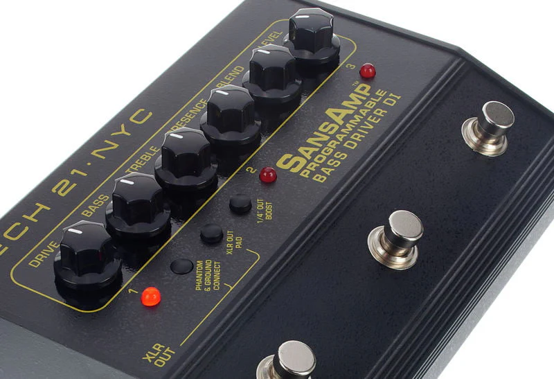 TECH 21 SANSAMP BASS DRIVER DI PROGRAMMABLE PEDAL PREAMPLIFICADOR PARA BAJO - Image 9