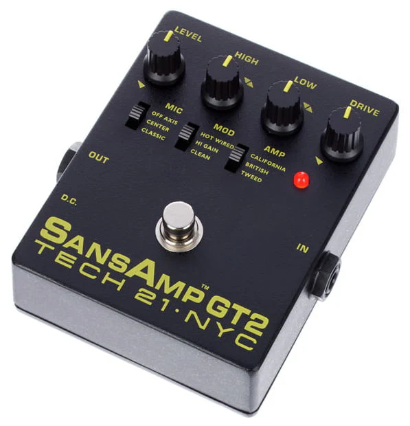 TECH 21 SANSAMP GT2 PEDAL PREAMPLIFICADOR PARA GUITARRA - Image 4