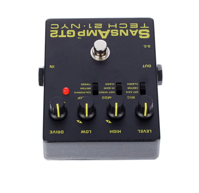 TECH 21 SANSAMP GT2 PEDAL PREAMPLIFICADOR PARA GUITARRA - Image 7
