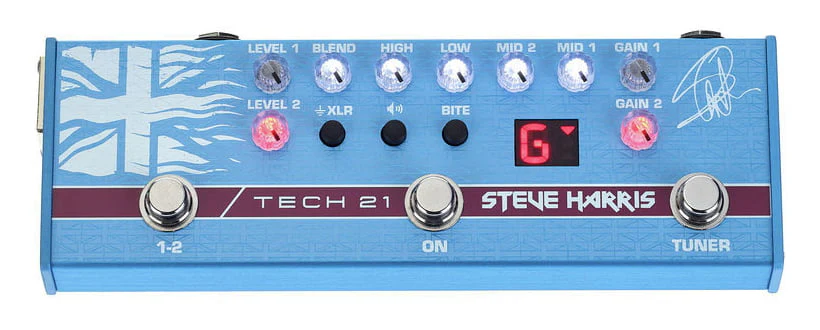 TECH 21 SH1 SIGNATURE STEVE HARRIS PEDAL PREAMPLIFICADOR PARA BAJO - Image 3