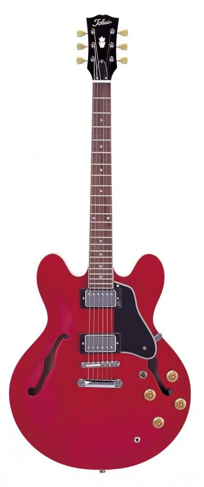 TOKAI ES78 SR GUITARRA ELECTRICA HOLLOW BODY ROJA