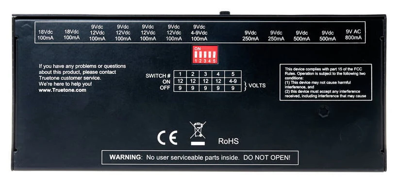TRUETONE SPOT PRO CS12 FUENTE ALIMENTACION 12 SALIDAS - Image 8