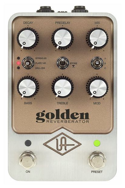 UNIVERSAL AUDIO GOLDEN REVERBERATOR UAFX PEDAL REVERB