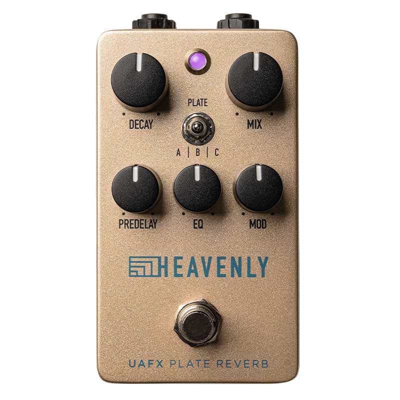 UNIVERSAL AUDIO HEAVENLY PLATE PEDAL REVERB