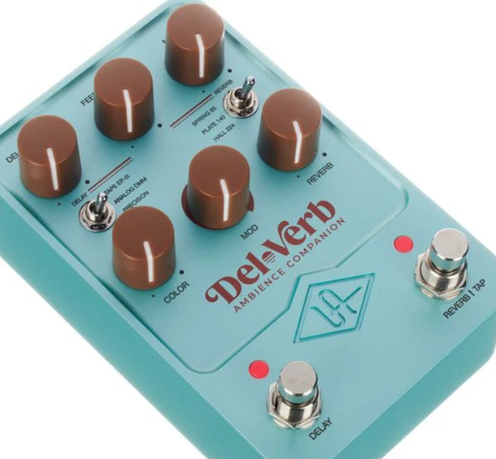 UNIVERSAL AUDIO UAFX DEL-VERB AMBIENCE COMPANION PEDAL DELAY REVERB - Image 10