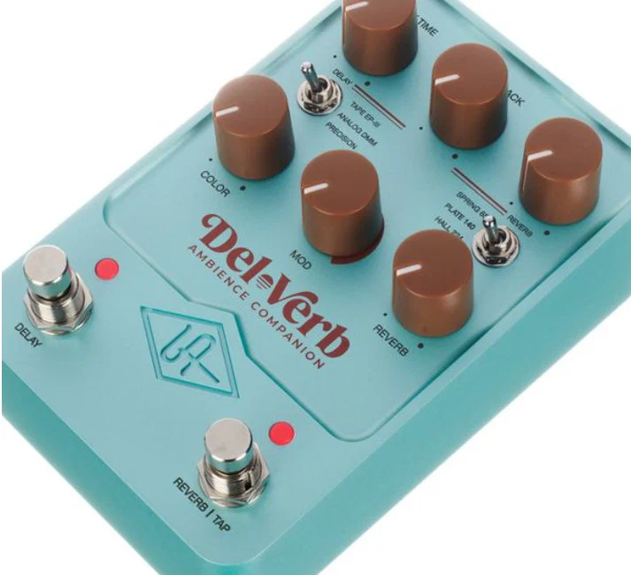 UNIVERSAL AUDIO UAFX DEL-VERB AMBIENCE COMPANION PEDAL DELAY REVERB - Image 11