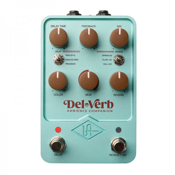 UNIVERSAL AUDIO UAFX DEL-VERB AMBIENCE COMPANION PEDAL DELAY REVERB - Image 12