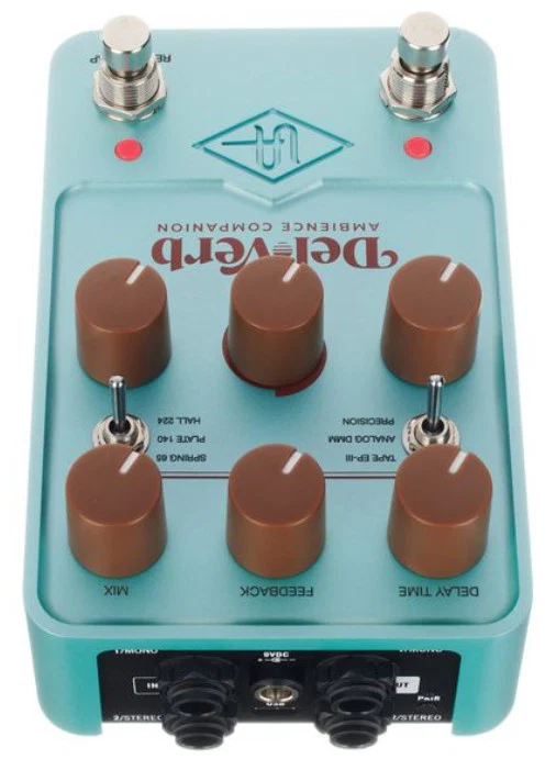UNIVERSAL AUDIO UAFX DEL-VERB AMBIENCE COMPANION PEDAL DELAY REVERB - Image 8