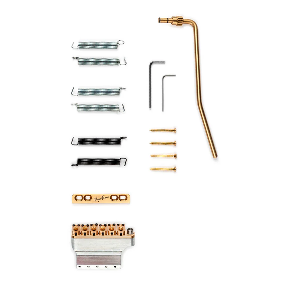 VEGATREM VT1 STANDARD GOLD PUENTE GUITARRA 4 AGUJEROS DORADO - Image 8
