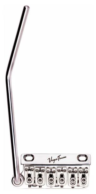 VEGATREM VT1LH TWO POINTS GLOSSY PUENTE GUITARRA PARA ZURDOS 2 AGUJEROS CROMADO - Image 2