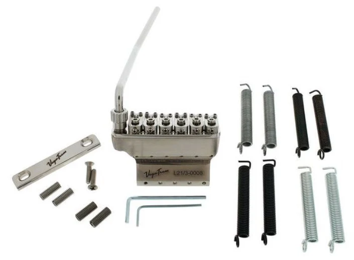 VEGATREM VT1LH TWO POINTS GLOSSY PUENTE GUITARRA PARA ZURDOS 2 AGUJEROS CROMADO - Image 7