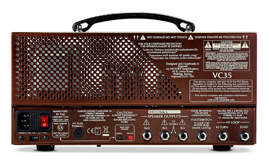 VICTORY AMPS VC35 HEAD THE COPPER AMPLIFICADOR CABEZAL GUITARRA - Image 3