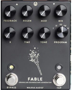 WALRUS FABLE BLACK PEDAL GENERADOR DE GRANULADO DE PAISAJES NEGRO